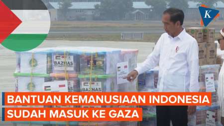 Bantuan dari Indonesia Sudah Masuk Gaza