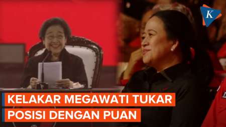 Kelakar Megawati Ingin Tukar Posisi dengan Puan: Saya Ketua DPR, Kamu Ketum PDI-P
