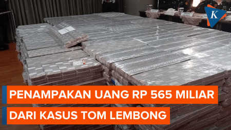 Penampakan Uang Rp 565 M Sitaan Kejagung di Kasus Tom Lembong