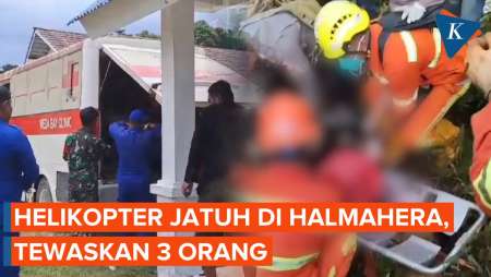 Helikopter Hilang Kontak Ditemukan Jatuh di Hutan Halmahera, 3 Penumpang Tewas