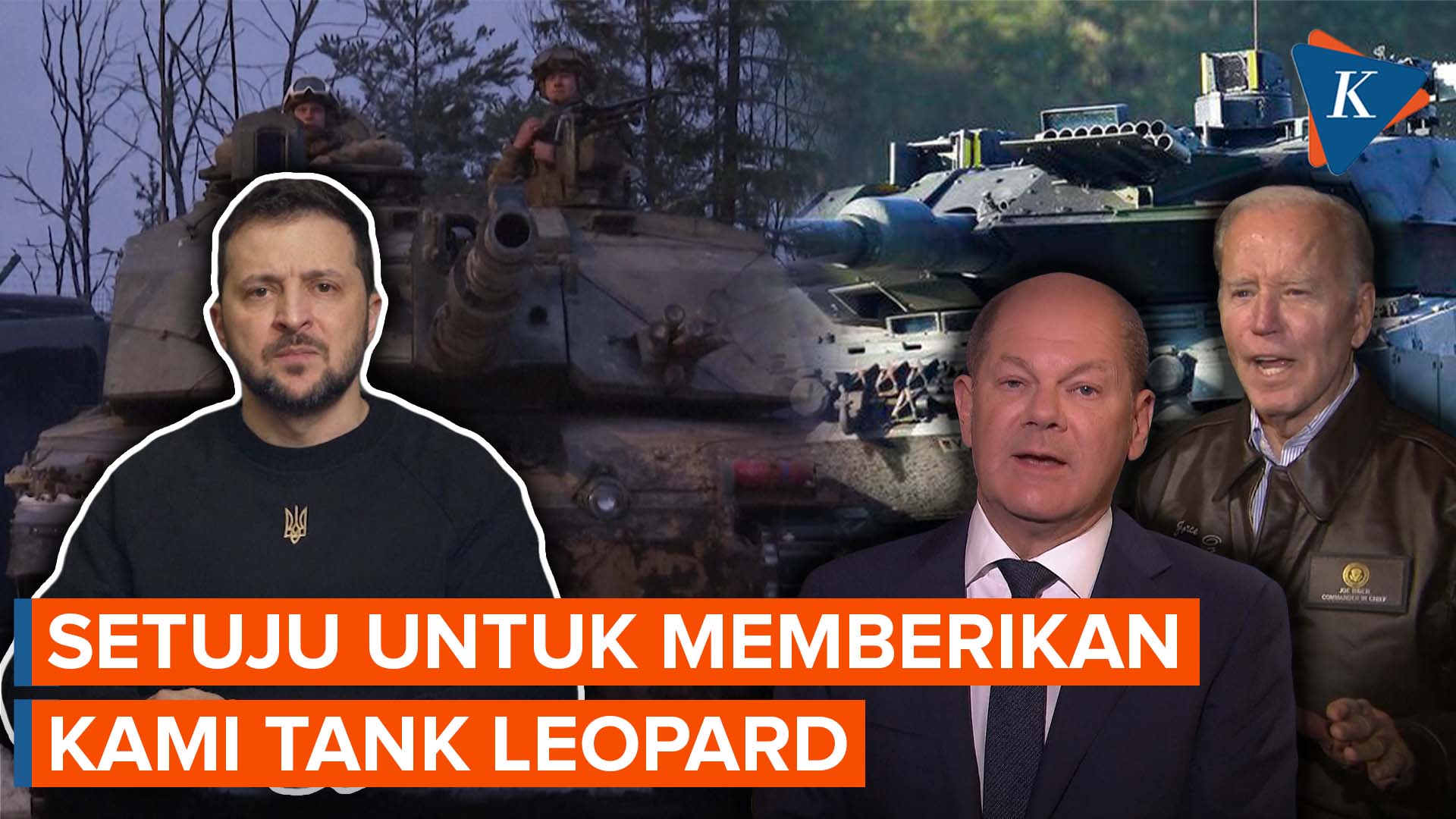 Jerman dan AS Siap Kirim Tank Andalan ke Ukraina