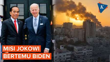 Bertemu Joe Biden, Jokowi Bawa Misi Perdamaian Gaza