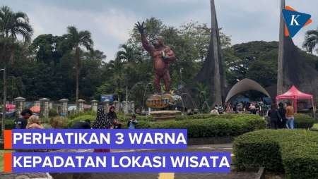 Tempat Wisata Kategori Merah Artinya Tembus 100 Ribu Pengunjung