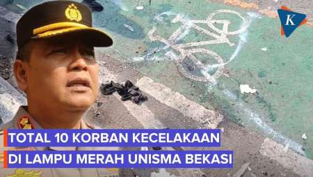 Kecelakaan Di Lampu Merah Unisma, 10 Orang Jadi Korban