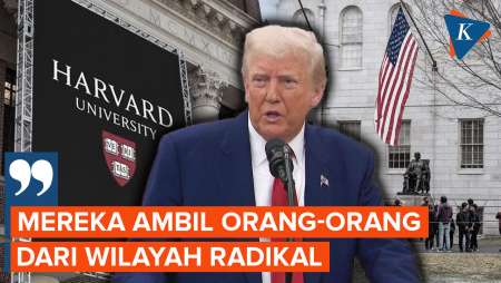 Trump Tuding Harvard Terima Mahasiswa Asing dari Negara Radikal