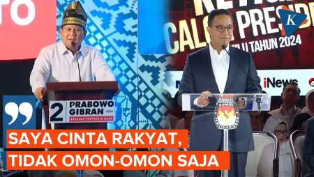 Sindir Anies, Prabowo: Saya Cinta Rakyat Sejak Muda, Tidak Omon-Omon Saja