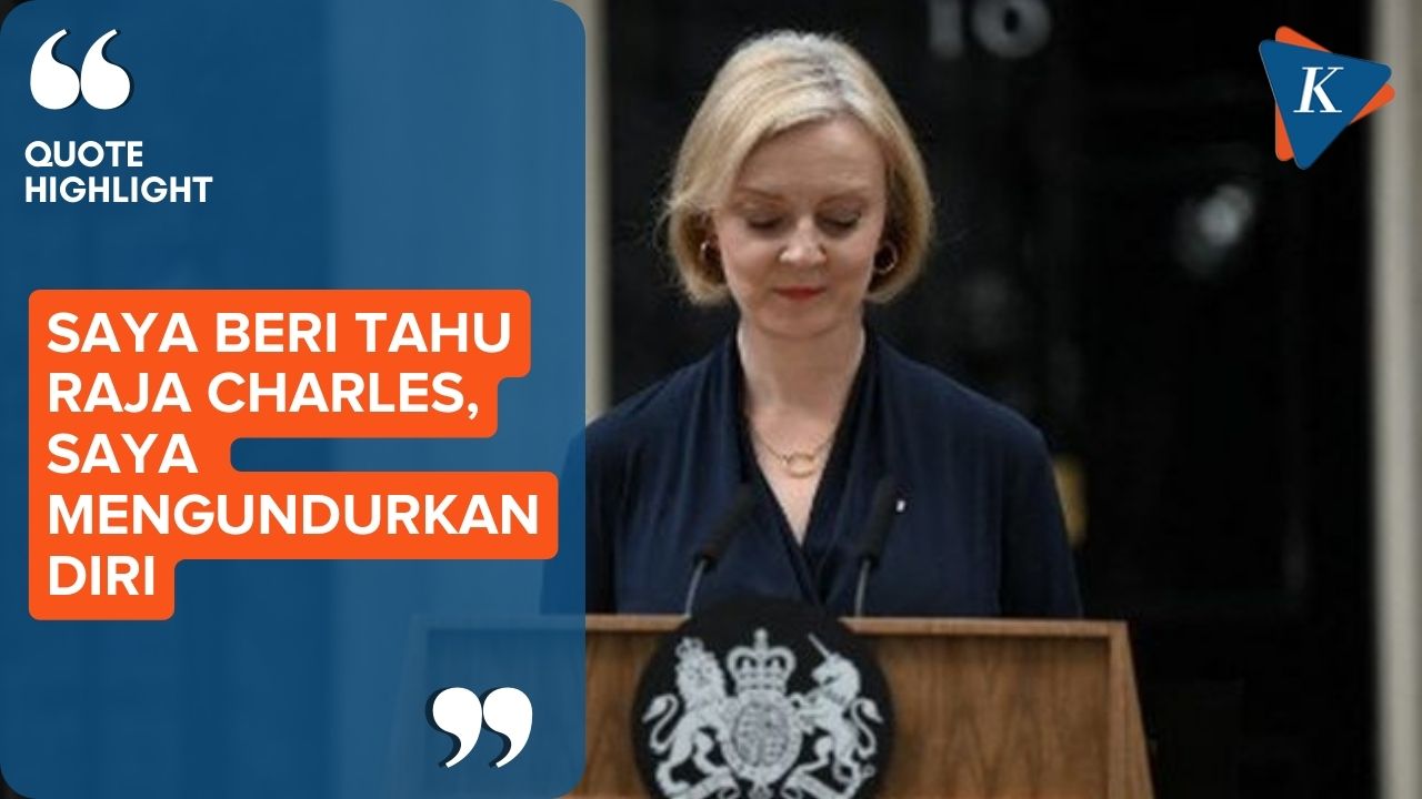 Baru 45 Hari Menjabat, PM Inggris Liz Truss Mengundurkan Diri