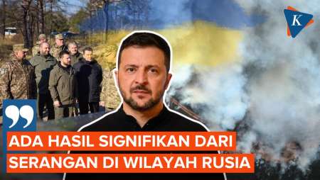 Hancurkan Gudang Senjata Rusia, Zelenskyy Puji Pasukan Ukraina