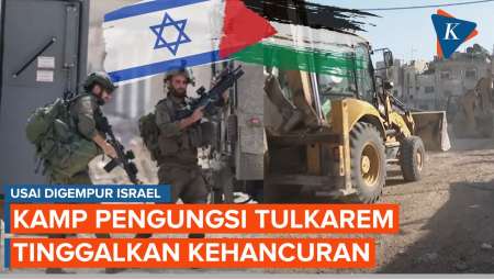 Penampakan Kamp Pengungsi Tulkarem Usai Dibombardir Israel, Sisakan Kehancuran!