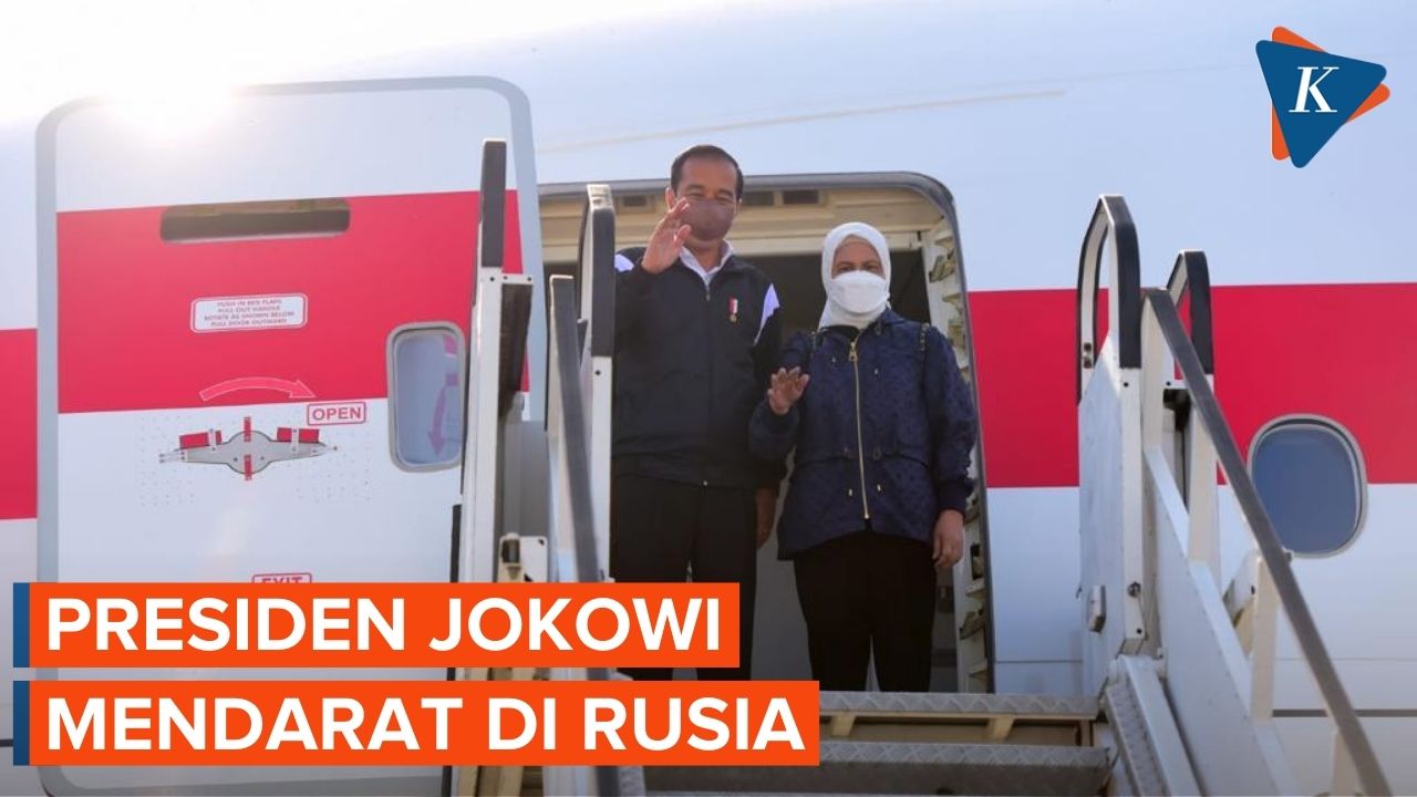 Jokowi Sampai di Moskwa Setelah Kunjungi  Ukraina Selama 10 Jam