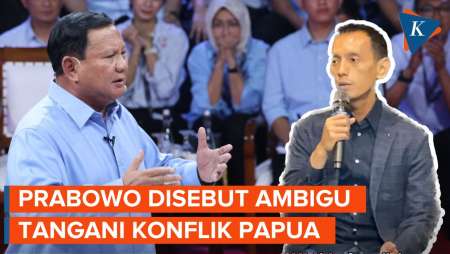 Cara Prabowo Jawab Isu Konflik Papua dalam Debat Capres Dianggap Ambigu