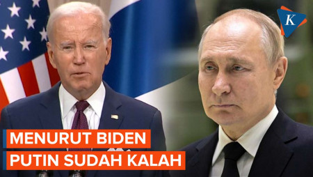 Biden Sebut Putin Sudah Kalah Perang