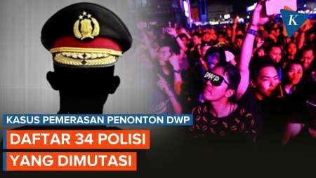 Daftar 34 Polisi yang Dimutasi karena Kasus Pemerasan Penonton DWP Rp 2,5 Miliar