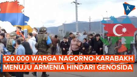 Konflik Armenia-Azerbaijan, 120.000 Warga Mau Tinggalkan Nagorno-Karabakh