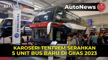 Karoseri Tentrem Serah Terima 5 Unit Bus Baru di GIIAS…