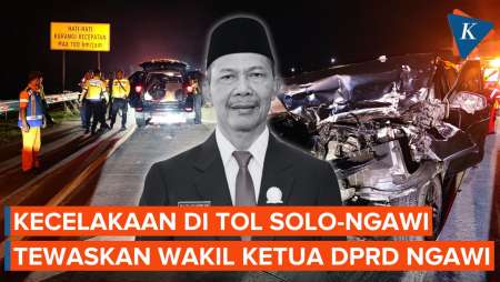 Wakil Ketua DPRD Ngawi Meninggal dalam Kecelakaan Maut Fortuner Vs Tronton di Tol Solo-Ngawi