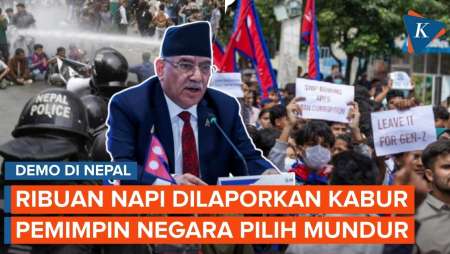Kacau Demo Nepal: Lebih dari 1.500 Napi Kabur, Pemimpin Negara Mundur