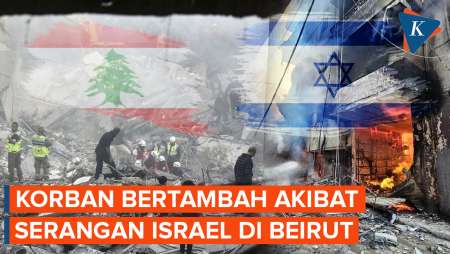 29 Orang Tewas akibat Serangan Israel di Area Padat Warga Beirut 