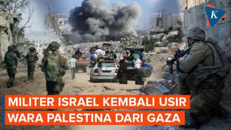 Militer Israel Kembali Usir Warga Palestina dari Gaza