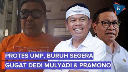 Protes UMP, Buruh Segera Gugat Dedi Mulyadi Dan Pramono Ke PTUN