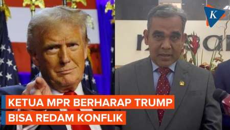 Donald Trump Menang Pilpres AS, Ahmad Muzani: Semoga Bisa Redam Konflik