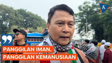 Ikut Aksi Bela Palestina di Kedubes AS Jakarta, Ketua DPP PKS Mardani: Panggilan Iman