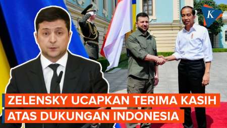 Zelensky Sampaikan Terima Kasih pada Indonesia