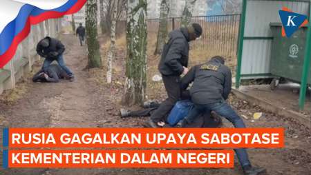 Detik-detik FSB Rusia Tangkap 2 Tersangka Sabotase Kementerian Dalam Negeri