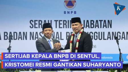 Sertijab Kepala BNPB Digelar di Sentul, Kristomei Resmi Gantikan Suharyanto