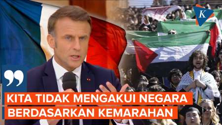 Macron Janji Perancis Bakal Akui Palestina tapi Tidak dalam Masa Sekarang