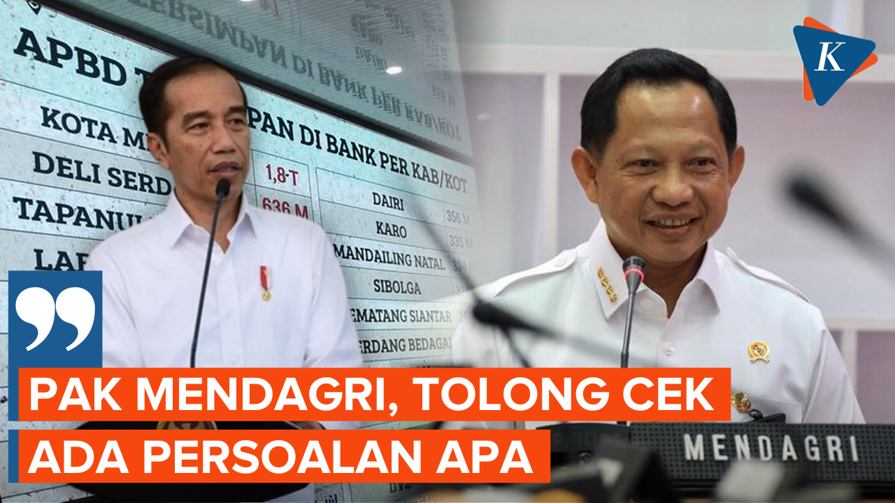 Jokowi Kaget Dana APBD di Bank Masih Rp 278 Triliun