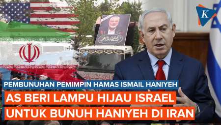 Menteri Iran Sebut Israel Direstui AS untuk Bunuh Ismail Haniyeh