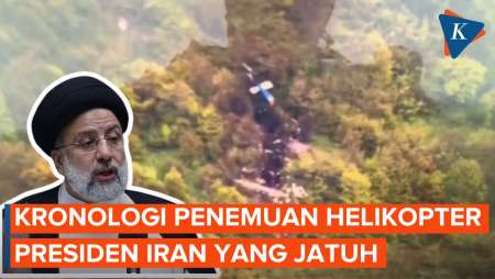 Kronologi Ditemukannya Helikopter Presiden Iran yang Jatuh, Tak Ada Korban Selamat