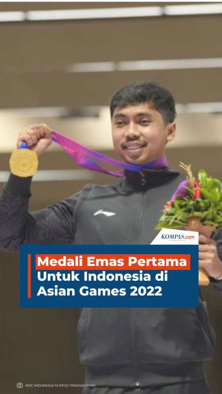 Medali Emas Pertama Untuk Indonesia Di Asian Games 2022