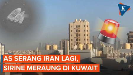 Detik-detik Sirine Meraung Di Kuwait Usai AS Gempur Iran