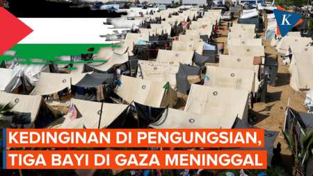 Tiga Bayi Meninggal Dunia karena Kedinginan di Kamp Pengungsian Jalur Gaza