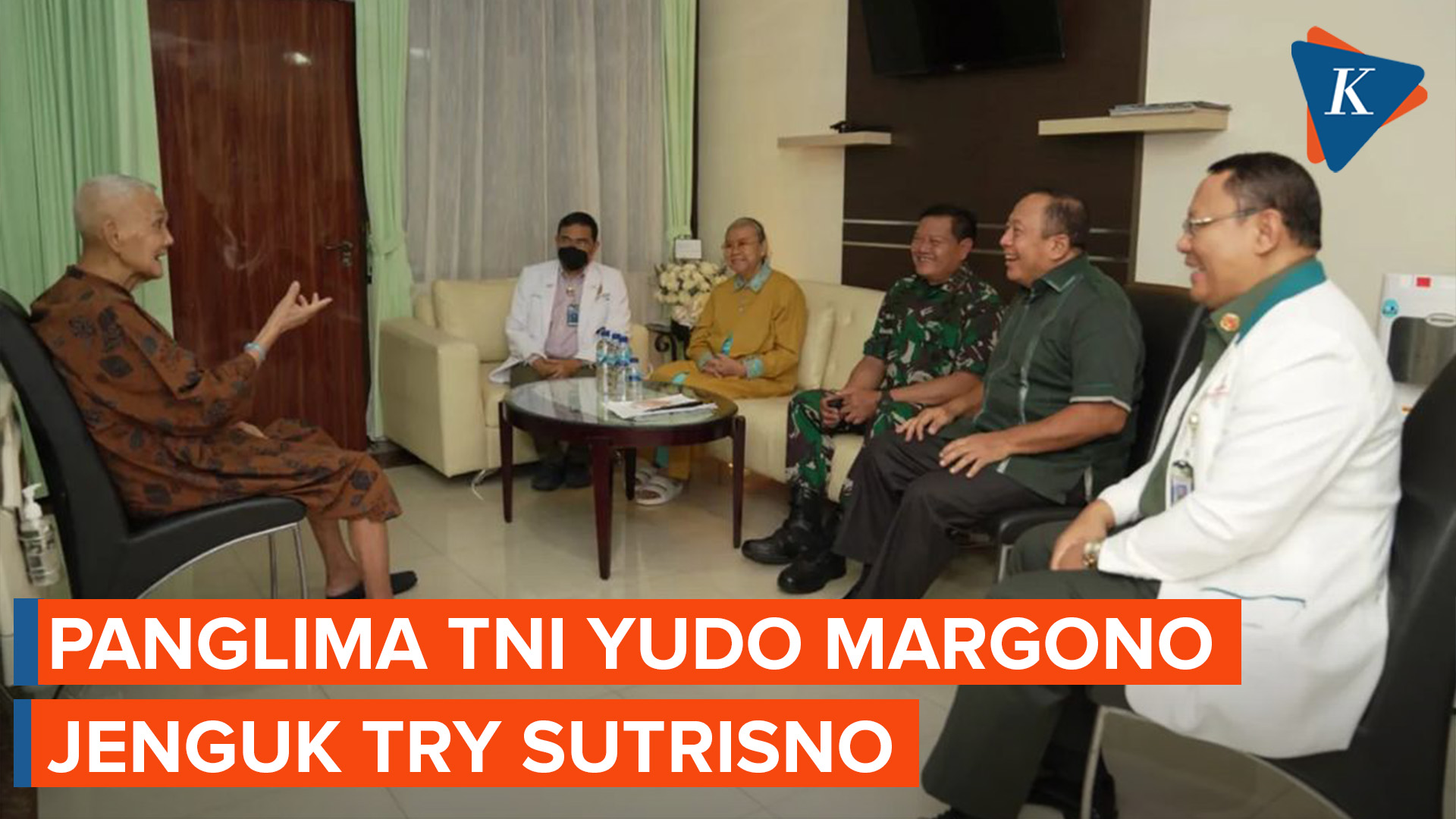 Dijenguk Panglima TNI Yudo Margono, Kondisi Try Sutrisno Membaik