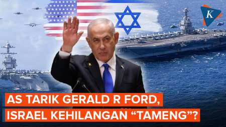 AS Pulangkan Kapal Induk USS Gerald R Ford, Israel Kian Mudah Dihantam Rudal Iran?