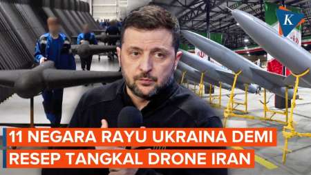 Punya Resep Menangkal Drone Shahed Iran, Ukraina Dirayu 11 Negara
