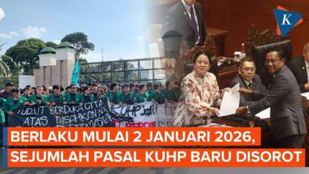 KUHP Baru Berlaku 2 Januari 2026, Pasal-pasal Ini Jadi Sorotan Dunia