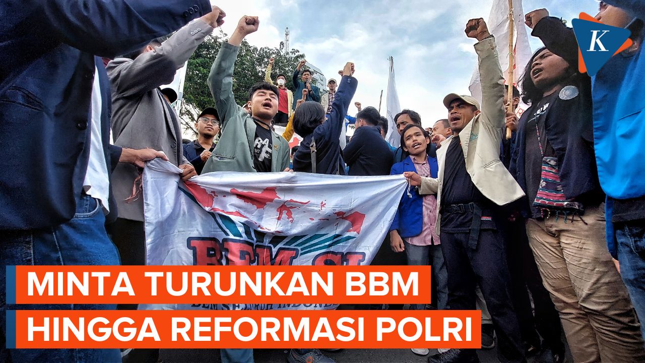 [FULL] Tuntutan Mahasiswa Saat Unjuk Rasa 8 Tahun Kepemimpinan Jokowi