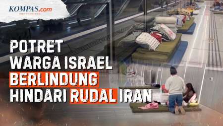 Potret Warga Tel Aviv "Sembunyi" Di Tengah Perang Israel Vs Iran