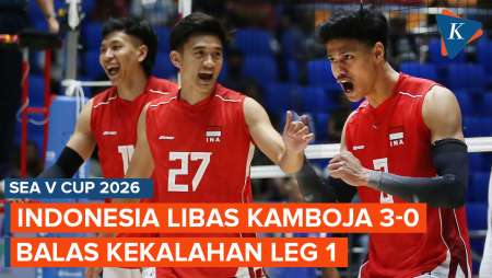 Hasil SEA V Cup 2026: Timnas Voli Indonesia Libas Kamboja 3-0, Balas Kekalahan Leg 1 