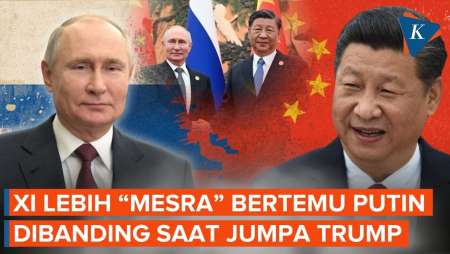 Pertemuan Xi-Putin Digambarkan Lebih "Mesra" Dibanding Xi-Trump, Ini Buktinya