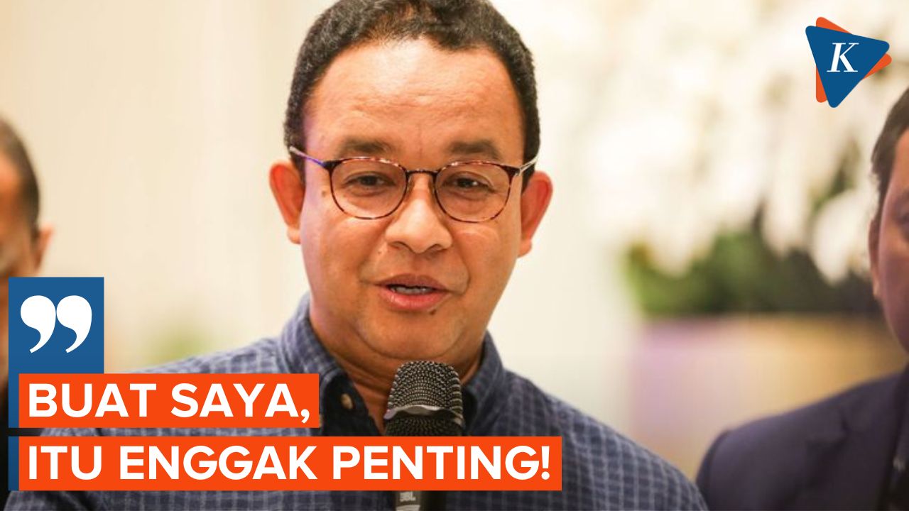Anies Anggap Isu 2 Poros pada Pilpres 2024 Tak Penting