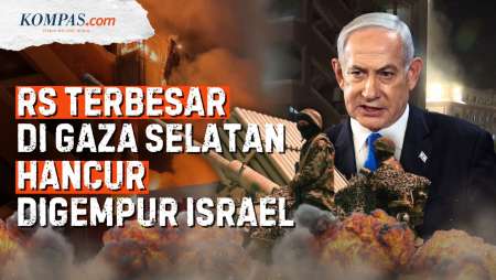 Potret Kehancuran RS Terbesar di Gaza Selatan Digempur Israel