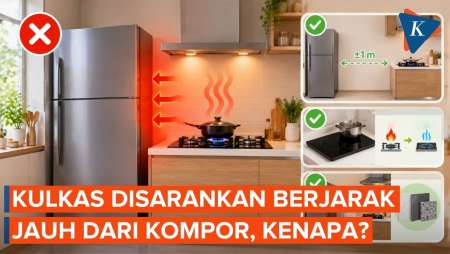 Mengapa Kulkas Tidak Boleh Berada Di Samping Kompor?