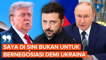 Jelang Bertemu Putin, Trump: Saya Tidak Bernegosiasi Demi Ukraina