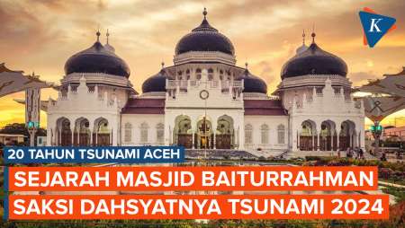 Sejarah Masjid Baiturrahman, Pernah Dibakar Belanda, Saksi Bisu Dahsyatnya Tsunami Aceh 2004