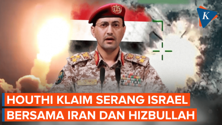 Houthi Gempur Israel Dengan Rudal, Klaim Serangan Bersama Iran-Hizbullah